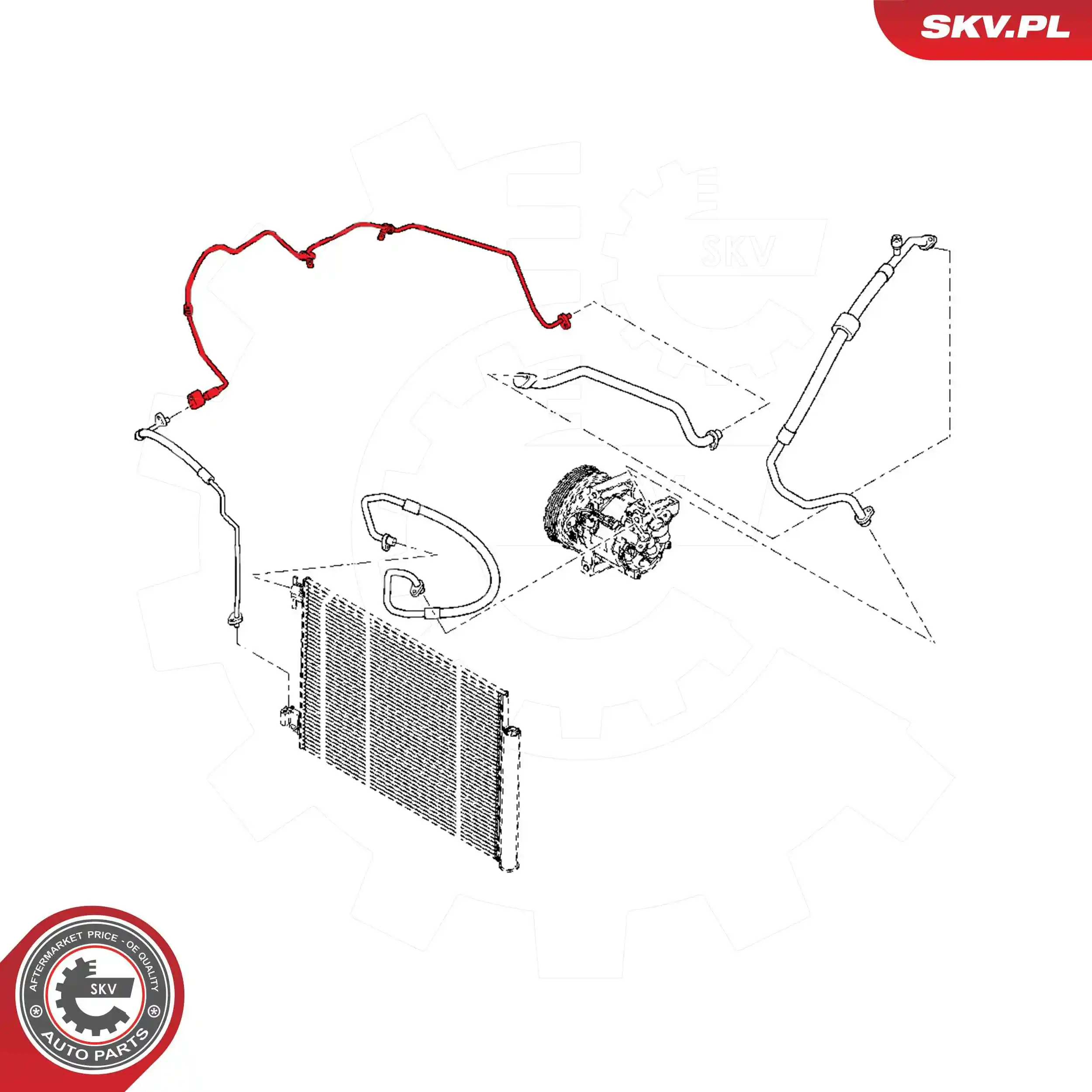 High/Low-pressure Line, air conditioning